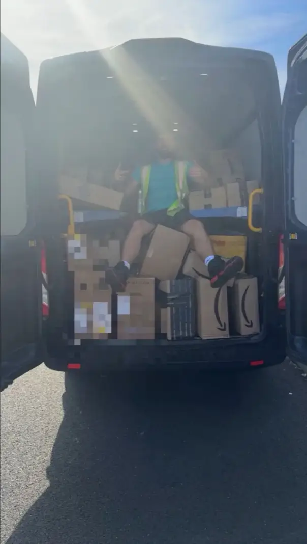 Schools and council flats are tough places to deliver to, but they're not the worst stops on the routes he's worked (Neo Webb)