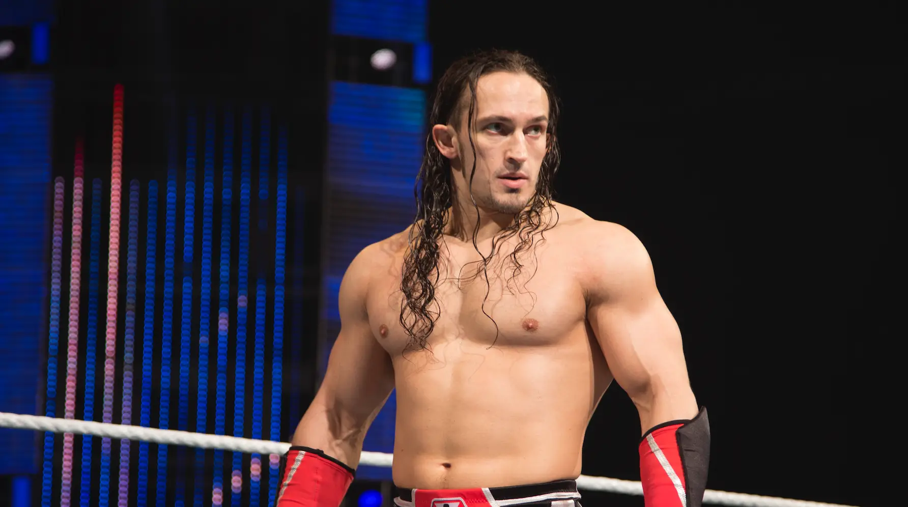 The British-born wrestler passed away on Sunday (John Giamundo/WWE via Getty Images)