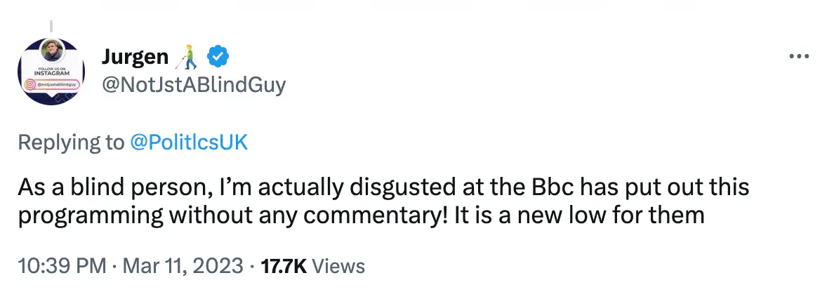 The news has since sparked outrage online.