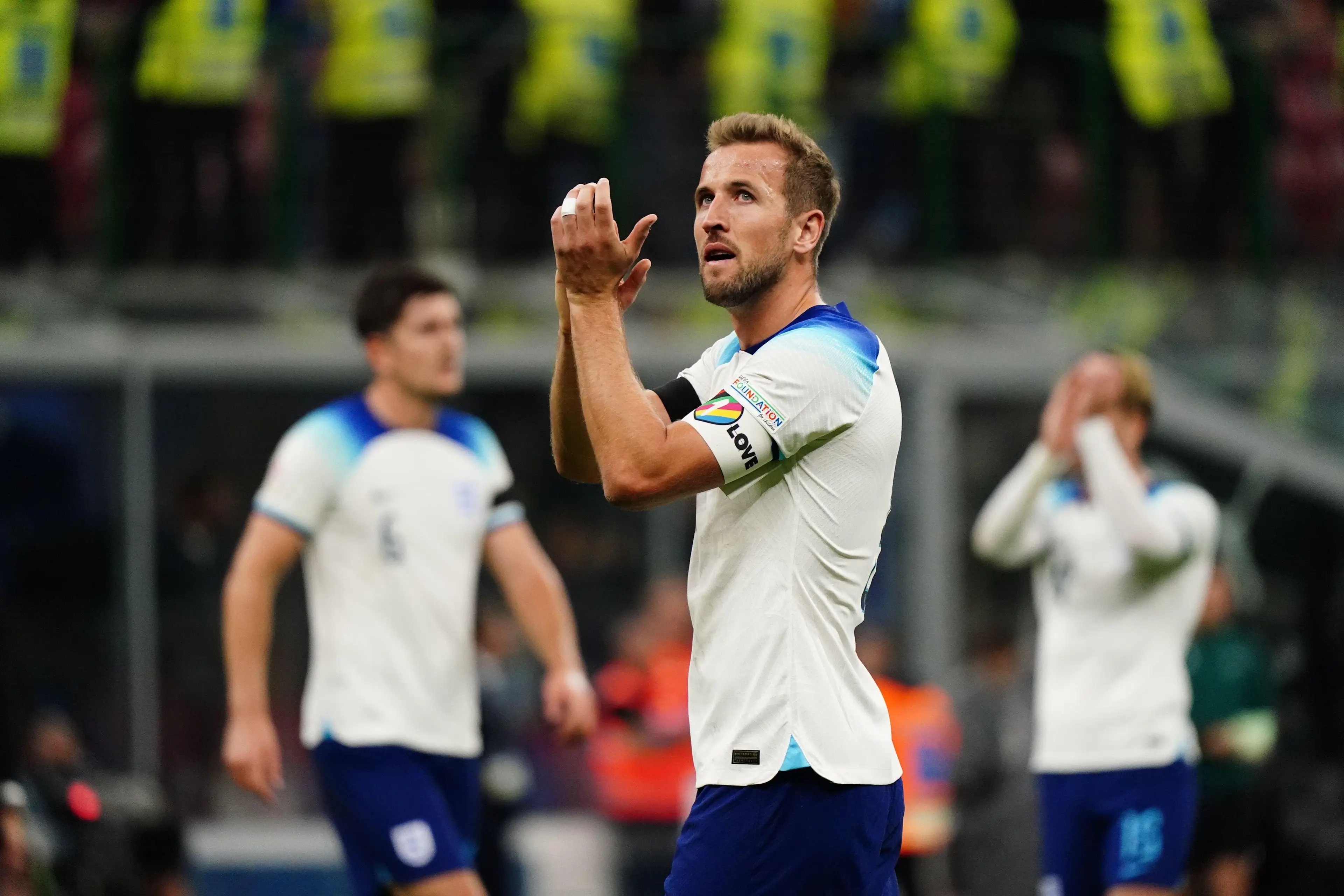 Harry Kane will captain England.