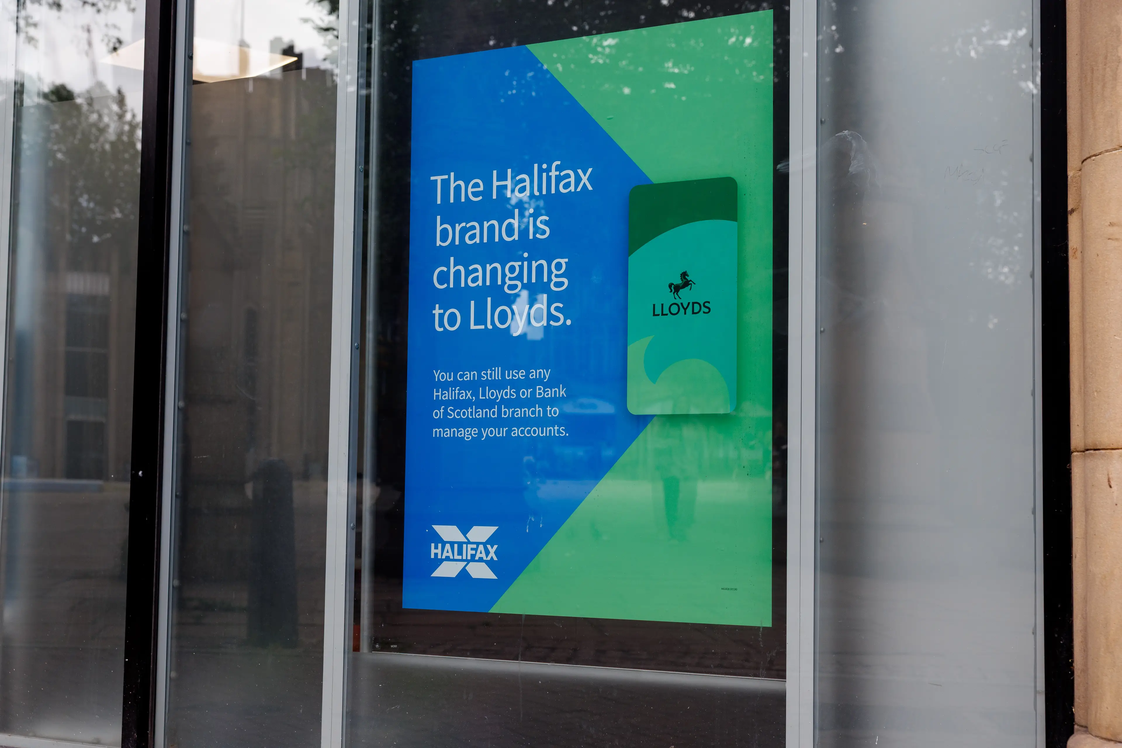 Halifax is being phased out and rebranded as Lloyds (Katy Blackwood/NurPhoto via Getty Images)