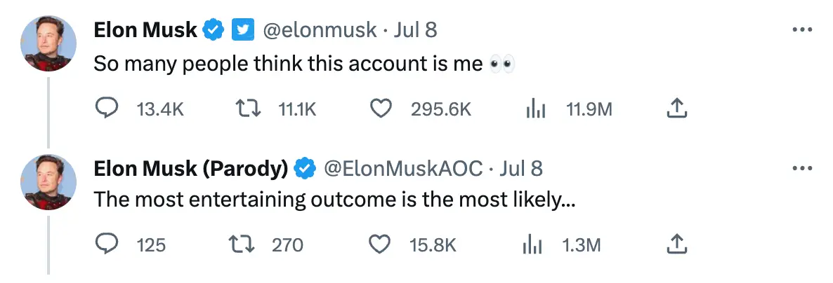 Elon himself responded to the jokes.