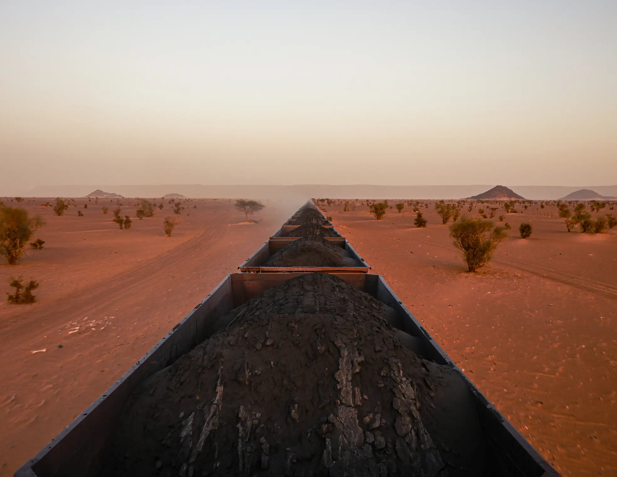 The West African nation's iron ore train has become popular with daring travellers over the years (Getty Stock Images)
