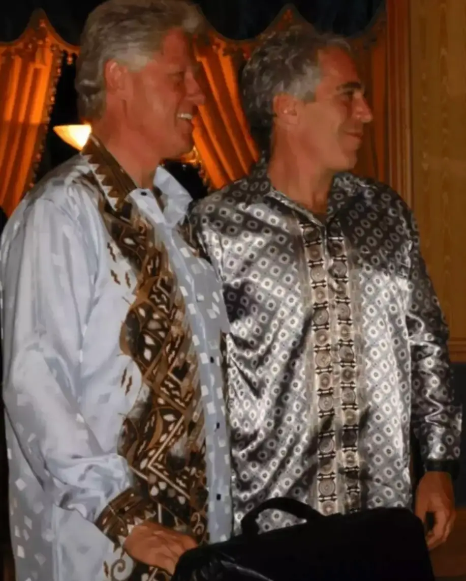 Bill Clinton appeared in several of the new images that were released last week (US Department of Justice)