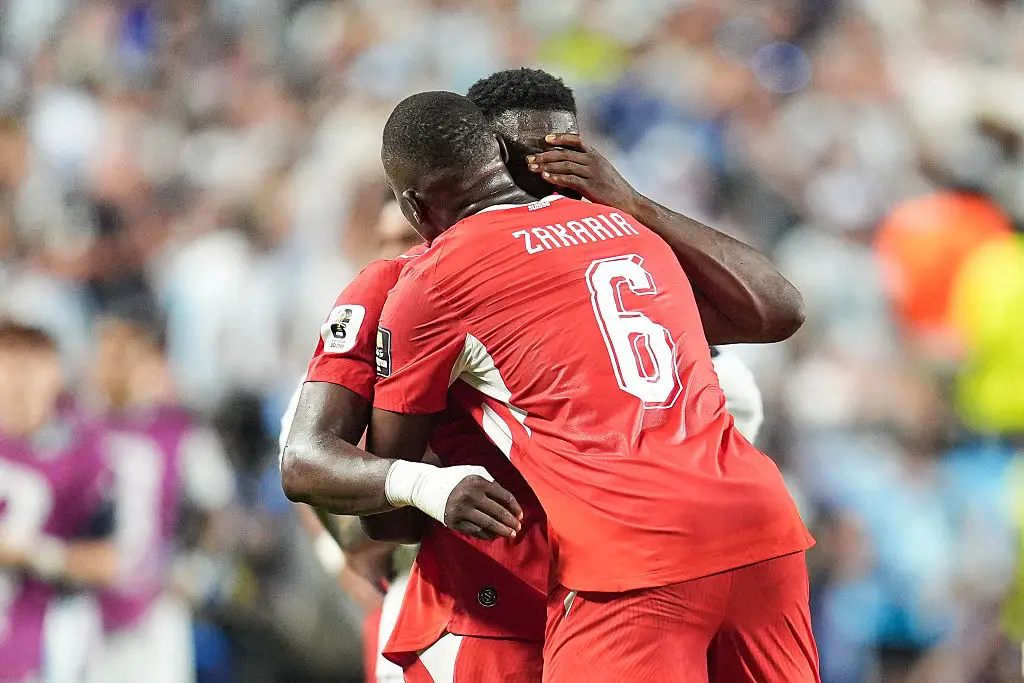 Embolo was in tears after being shown the red card (Daniela Porcelli/Getty Images)