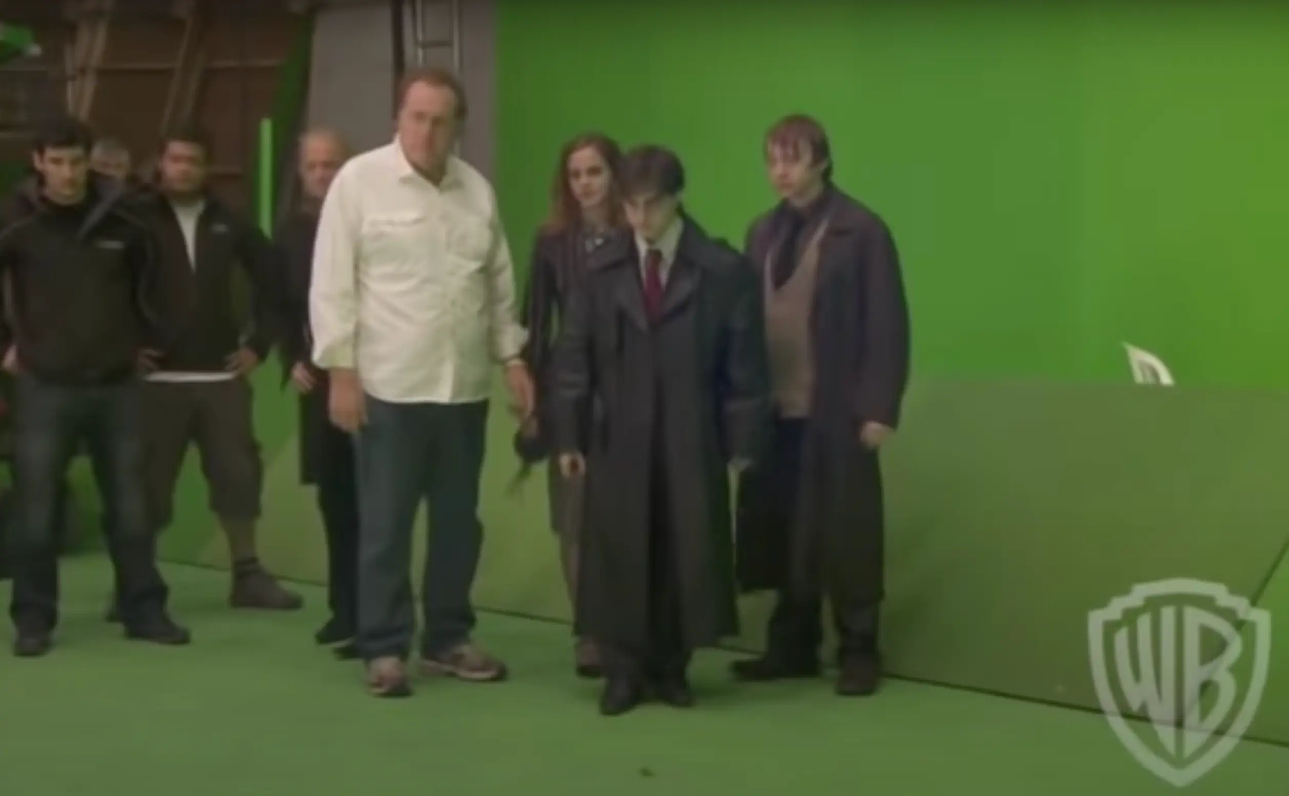 The Hogwarts trio filmed an unlikely moment as their last ever scene together (Warner Bros.)