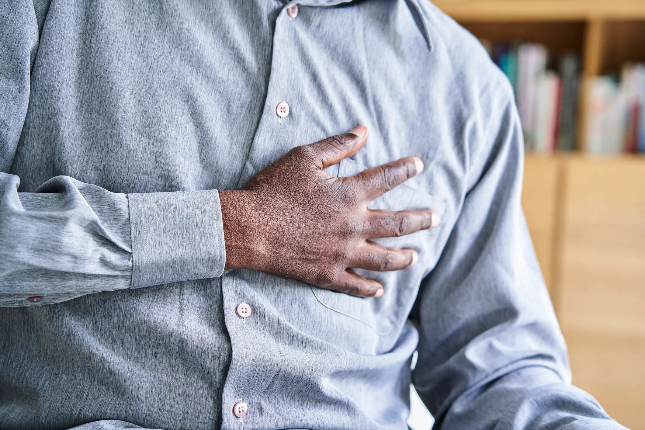 He calls chest pain the 'classic symptom'. (Getty Stock)