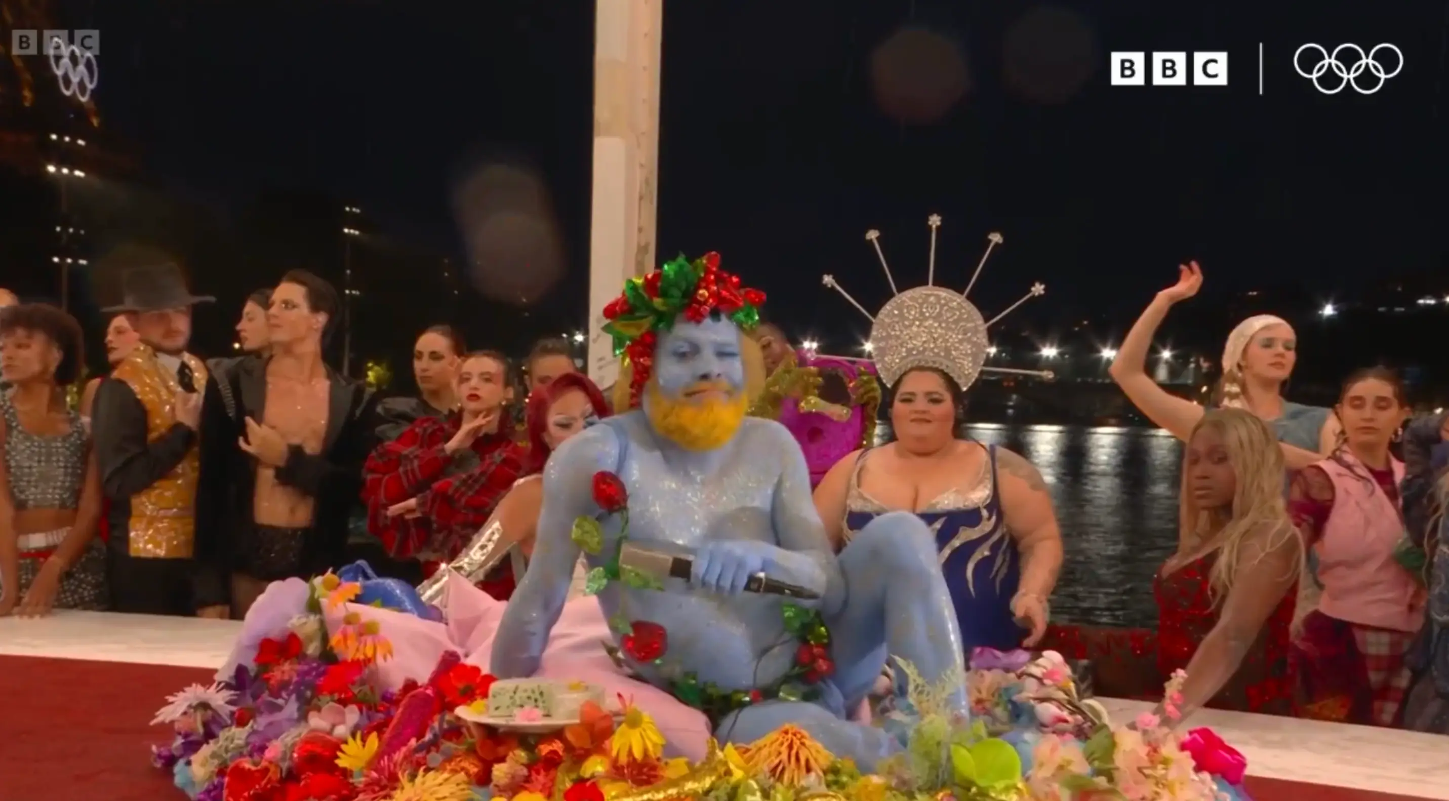 People were lost for words. (BBC)