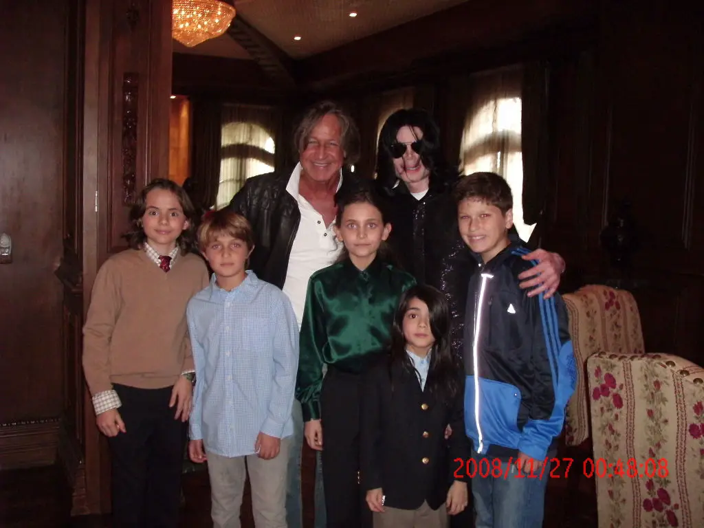 Prince Jackson (left) with his dad a year before he died in 2008 (Mohamed Hadid via Getty Images)