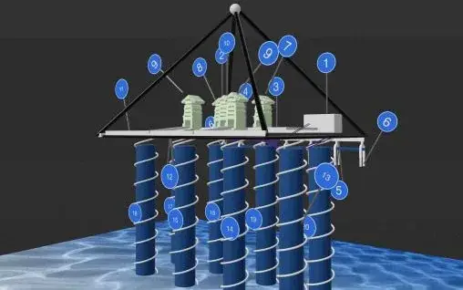 The so-called columns under the Khafre pyramid (Khafre Project)