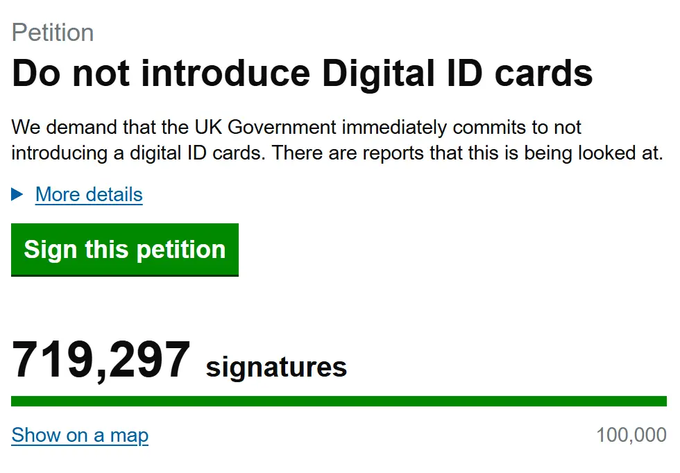 Clearly this idea isn't everyone's cup of tea (petition.parliament.uk)