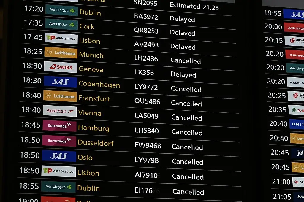 Over 1,000 trips abroad have been delayed across UK airports this week (Rasid Necati Aslim/Anadolu via Getty Images)