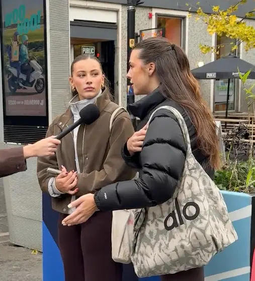 Maddie and Georgia find it hard to save (LADbible)