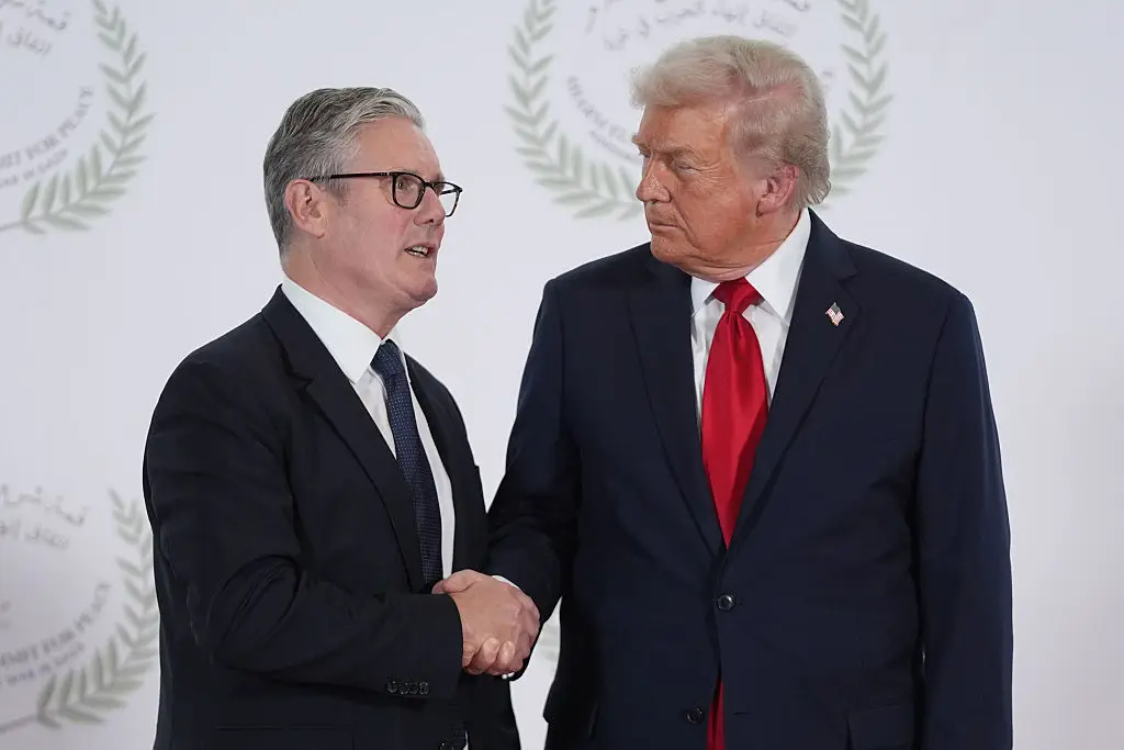 Viewers think Trump embarrassed Starmer at the summit (Evan Vucci - Pool / Getty Images)