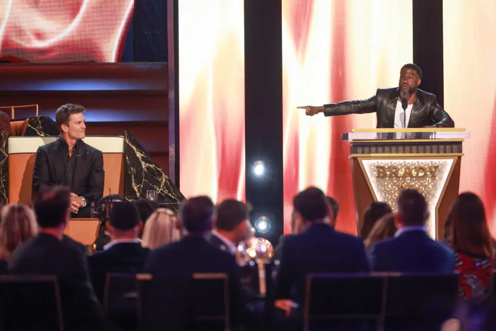NFL star Tom Brady made an appearance (Photo by Matt Winkelmeyer/Getty Images for Netflix)