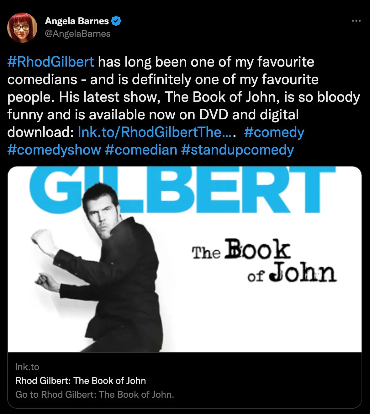 Gilbert had to cancel some gigs.