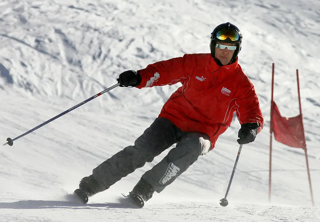 Schumacher skiing in 2005 (Patrick HERTZOG / AFP via Getty Images)