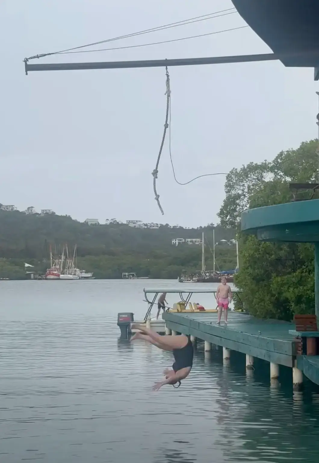 Kirsten was seriously injured from the rope swing activity (Facebook/Blake Ford)