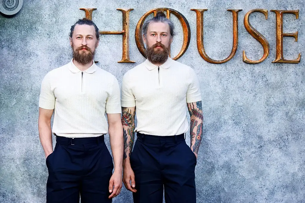 Eliot and Luke Tittensor were in HBO's House of the Dragon (BENJAMIN CREMEL / AFP via Getty Images)