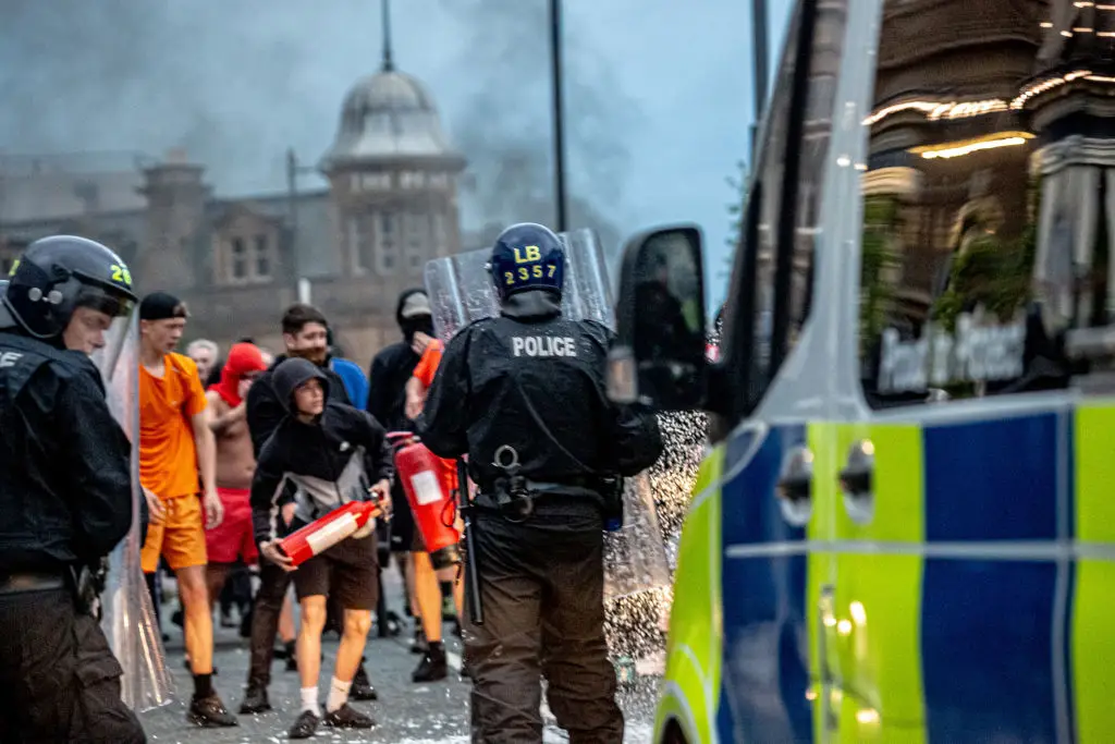 The terrifying riots have been taken place across the UK. (Drik/Getty Images)