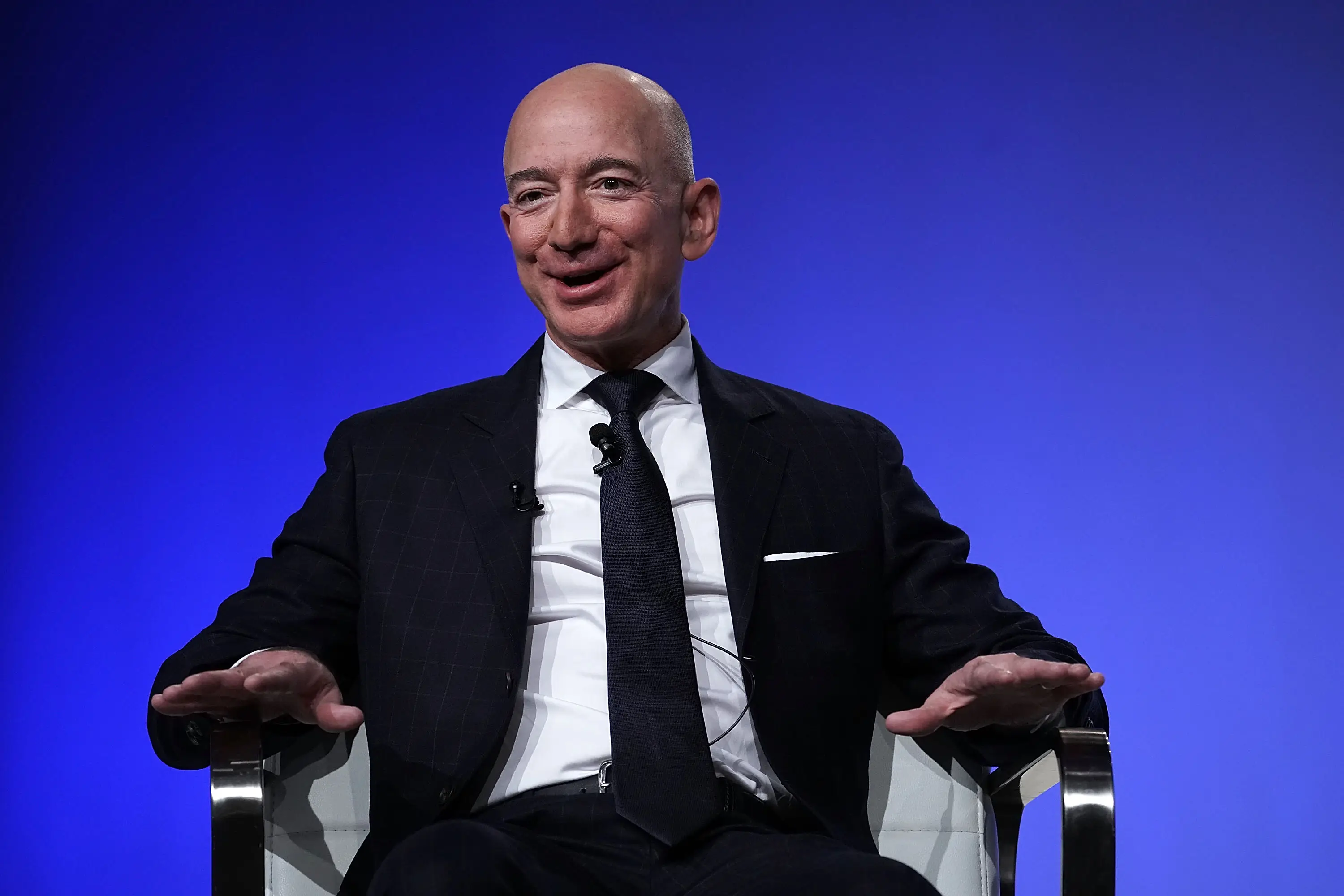 Bezos doesn't mess about. ( Alex Wong/Getty Images)