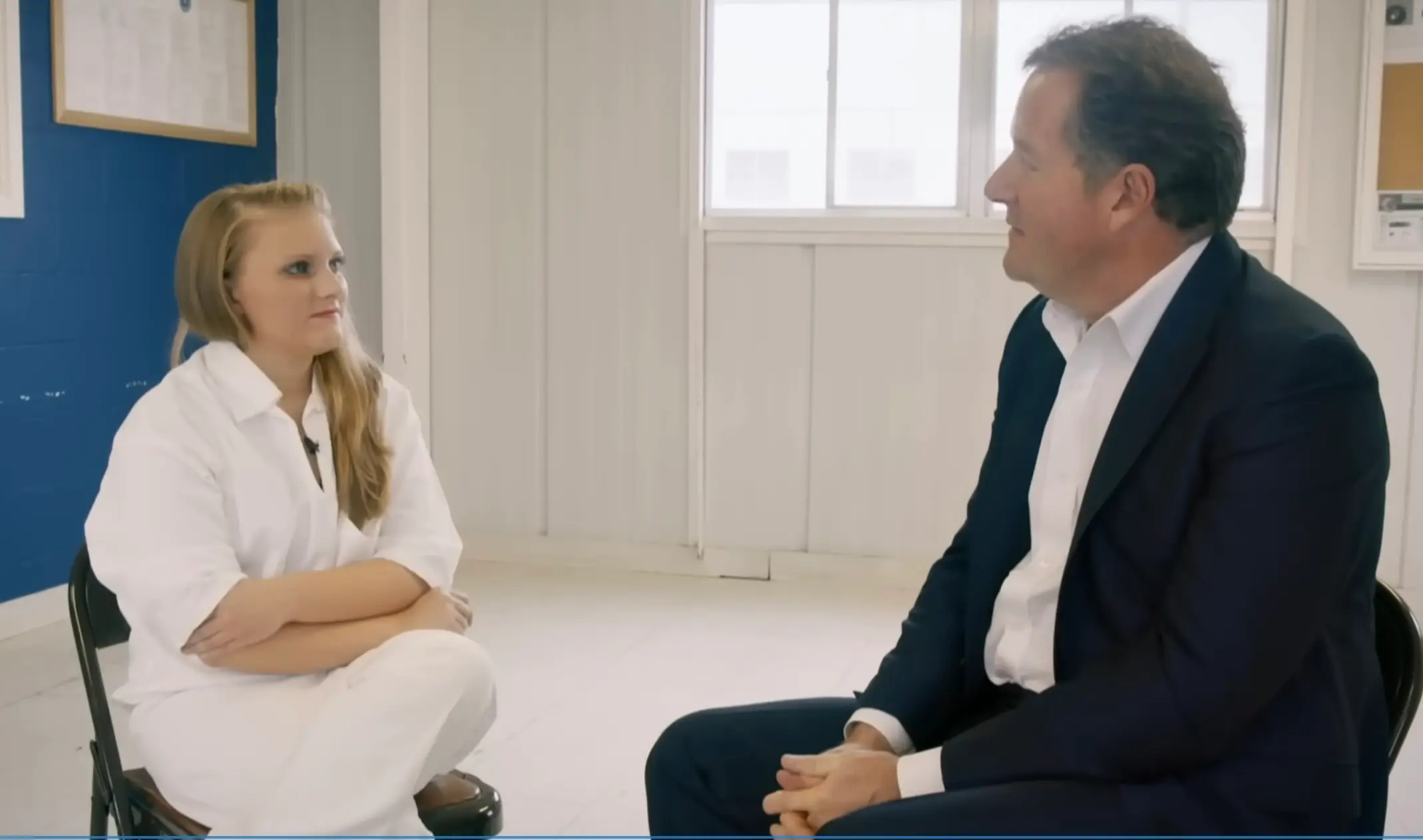 Morgan sat down with Erin Caffey to discuss the heinous murders of her family members (ITV)