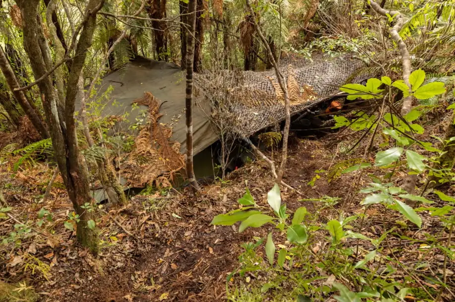 Police say the campsite indicates Phillips had outside help (New Zealand Police)