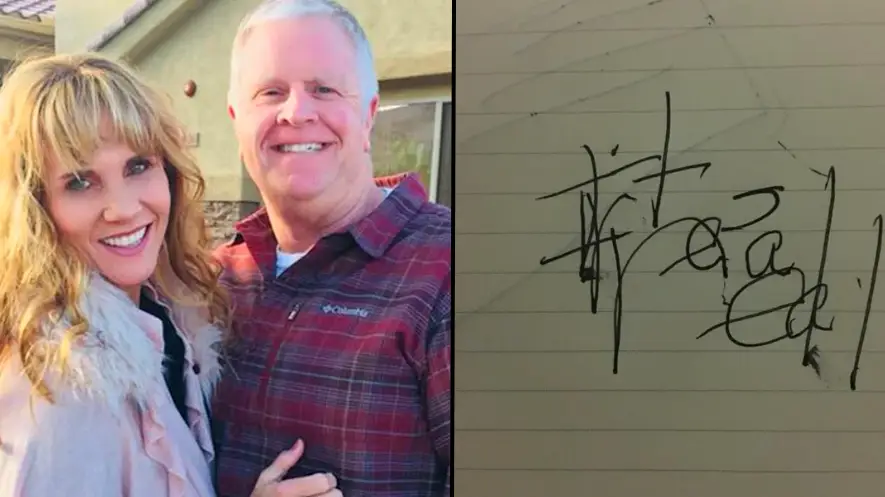 Husband of woman who wrote chilling message after being 'dead' for 27 minutes explains what happened