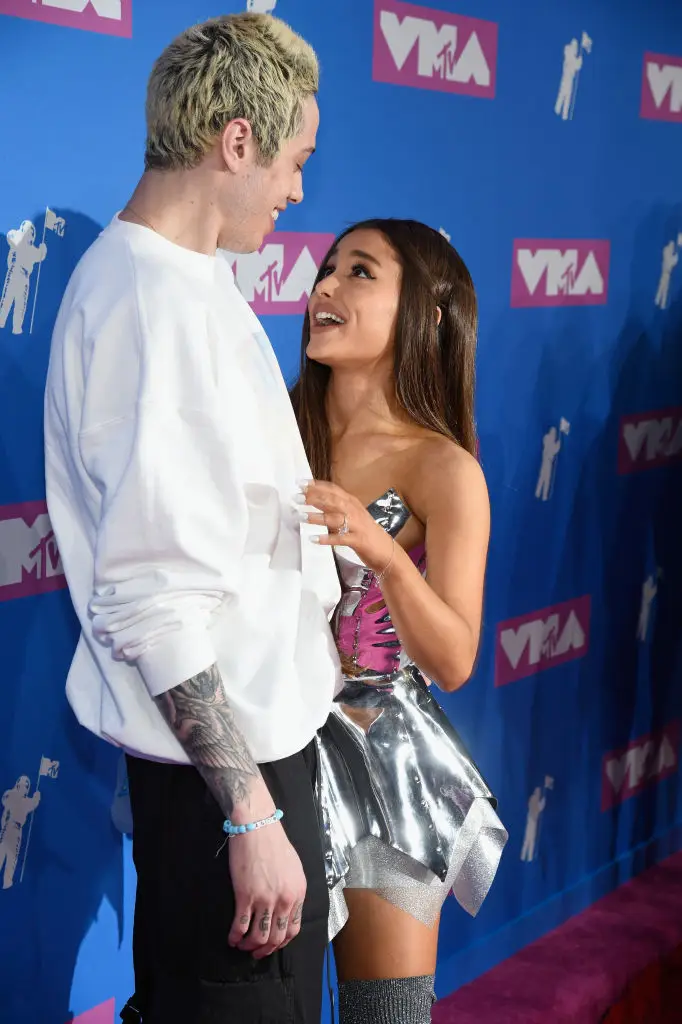 Pete Davidson and Ariana Grande were engaged for about four months (Kevin Mazur/WireImage)