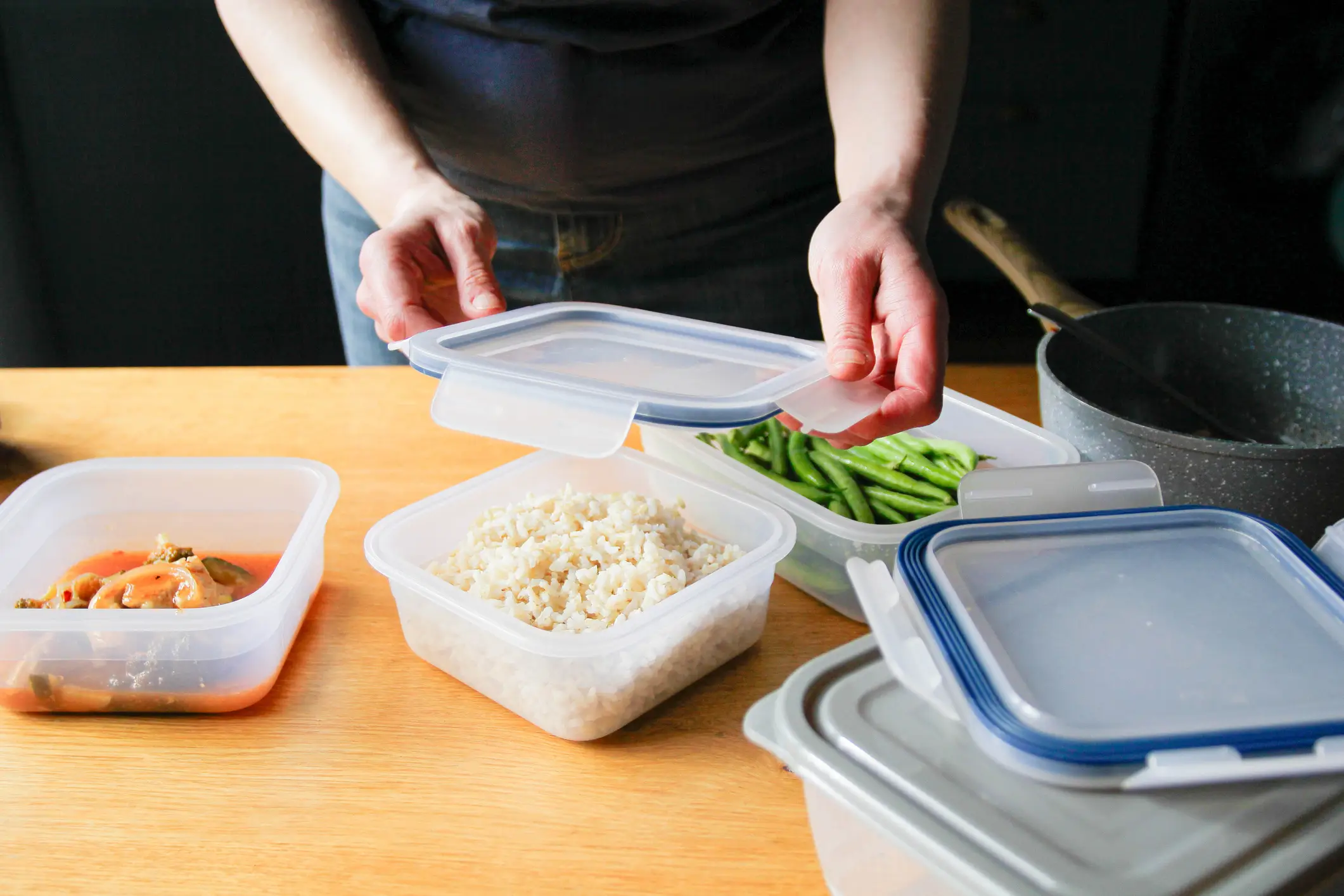 It's important to always store leftovers in an sealed container (Kinga Krzeminska/Getty Images)