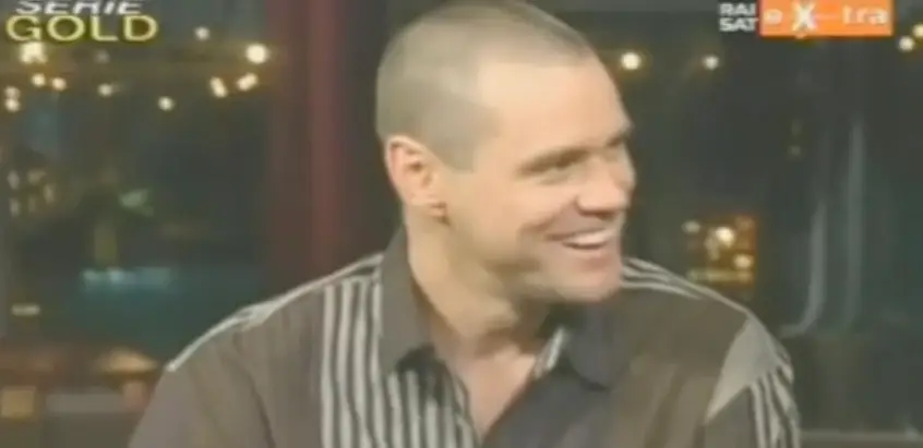 Jim Carrey set up the start of his joke way back in 2004.