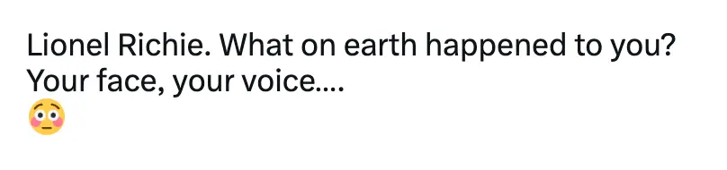 Fans were left questioning 'what happened' to Richie.