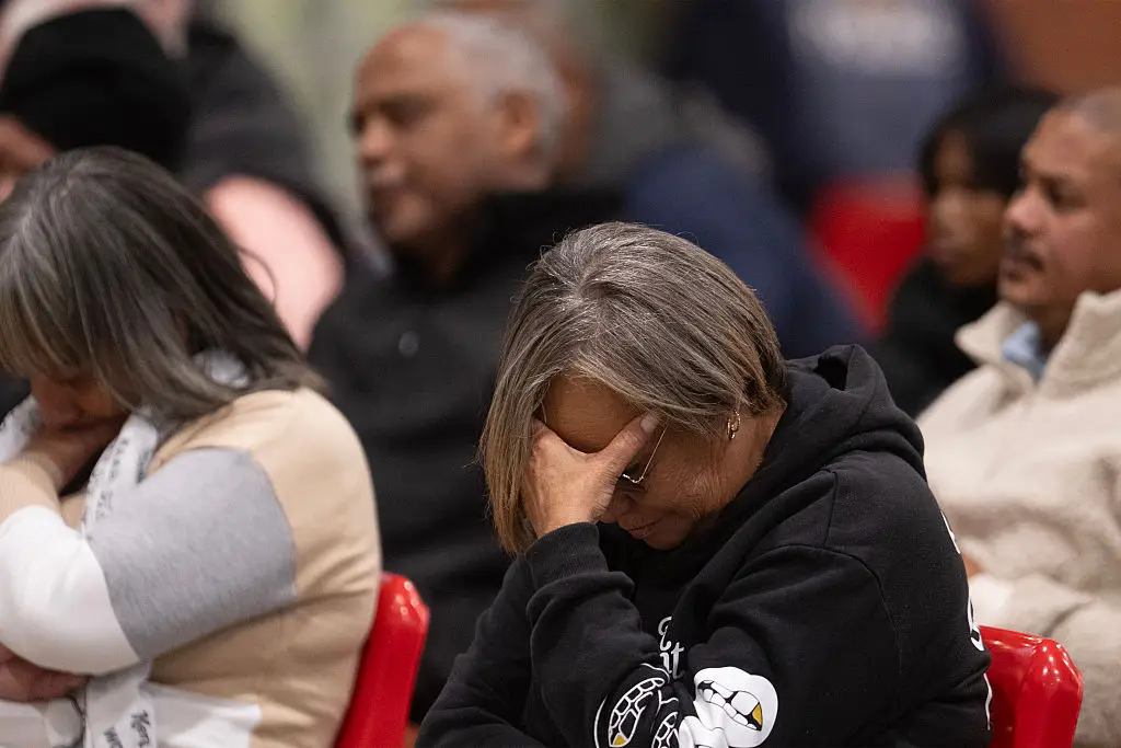 The courtroom was left in tears after the video was shown (Jaco Marais/Die Burger/Gallo Images via Getty Images)