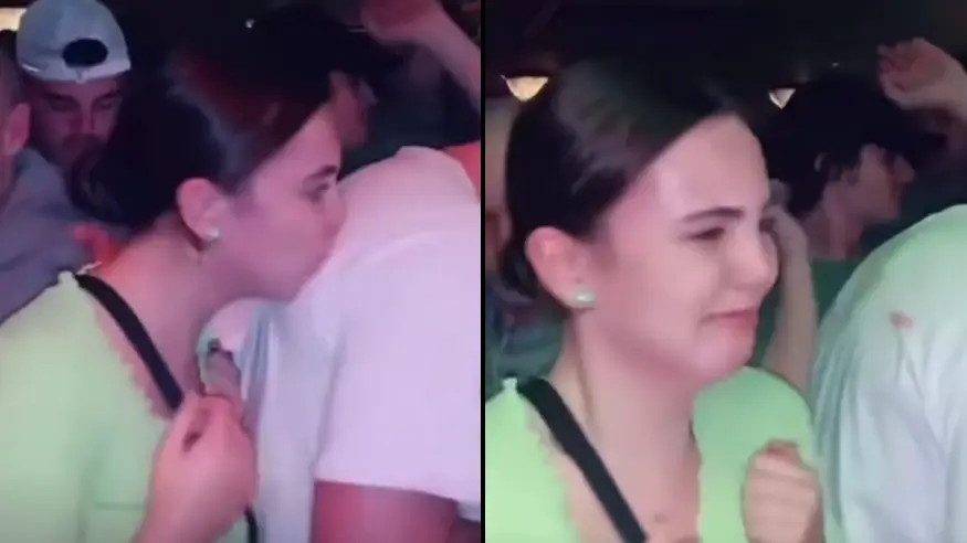 Woman Slammed For Kissing Unsuspecting Men's Shirts In Bar