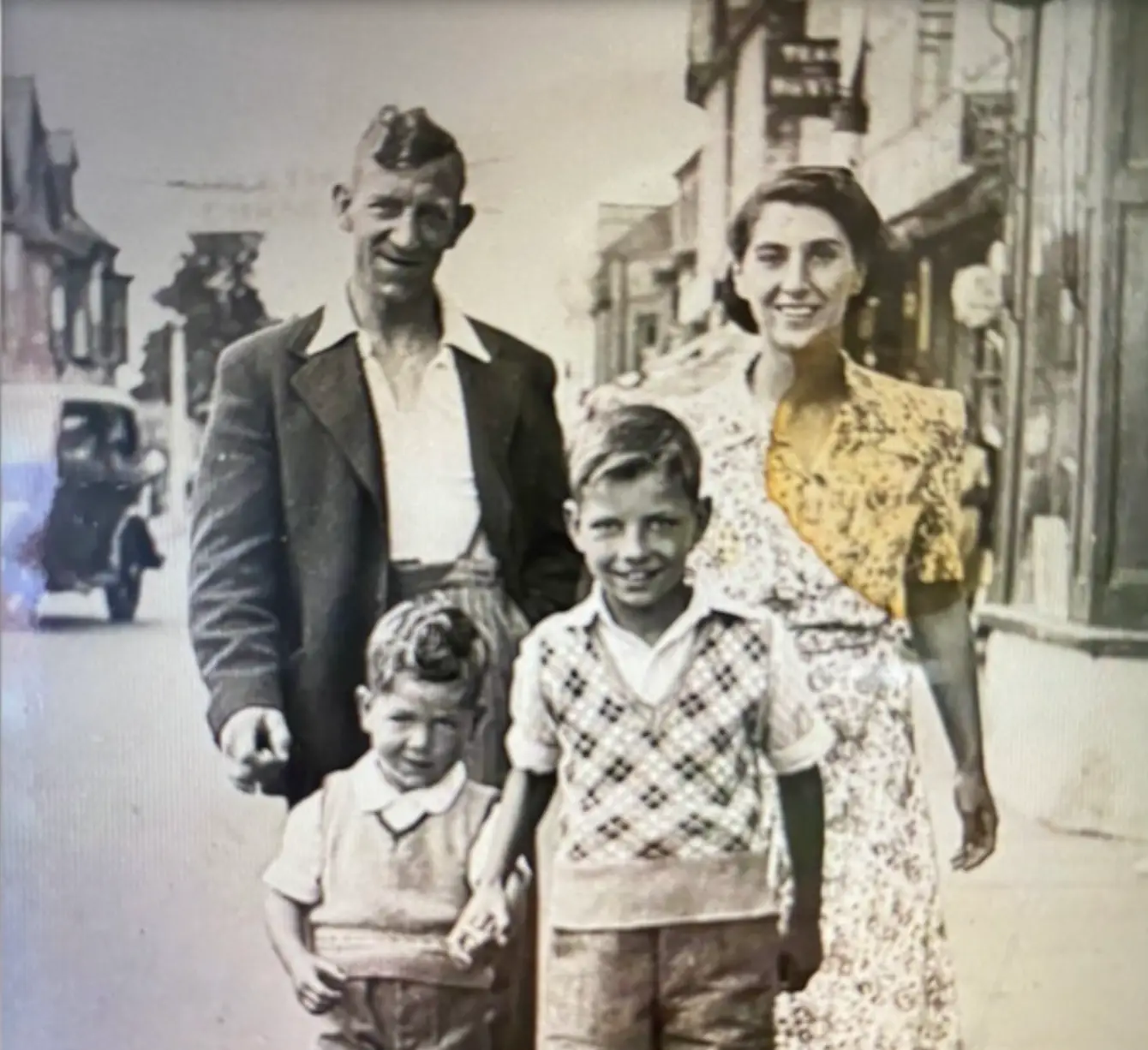 Elsie and her family.