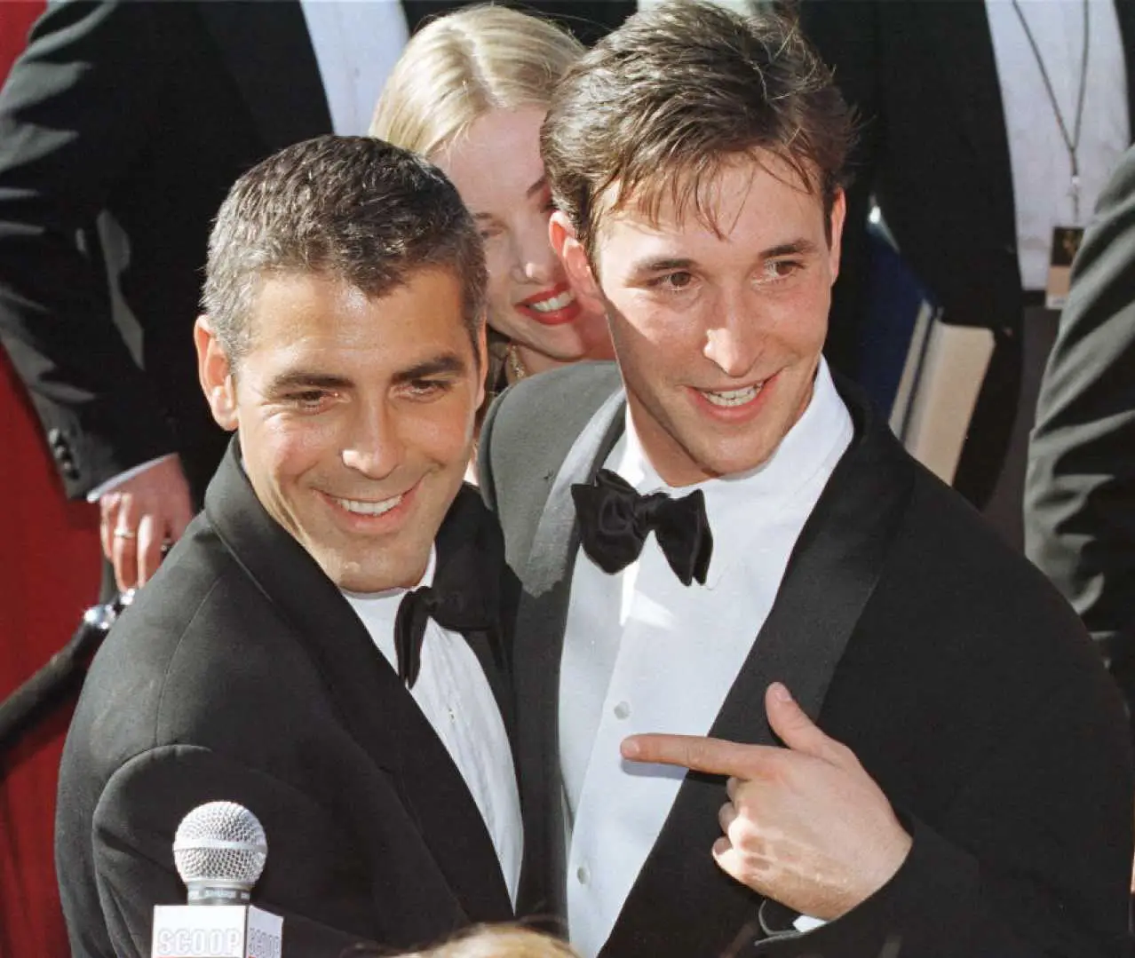 George Clooney and Noah Wyle during their time on ER ( Vince Bucci/AFP via Getty Images)