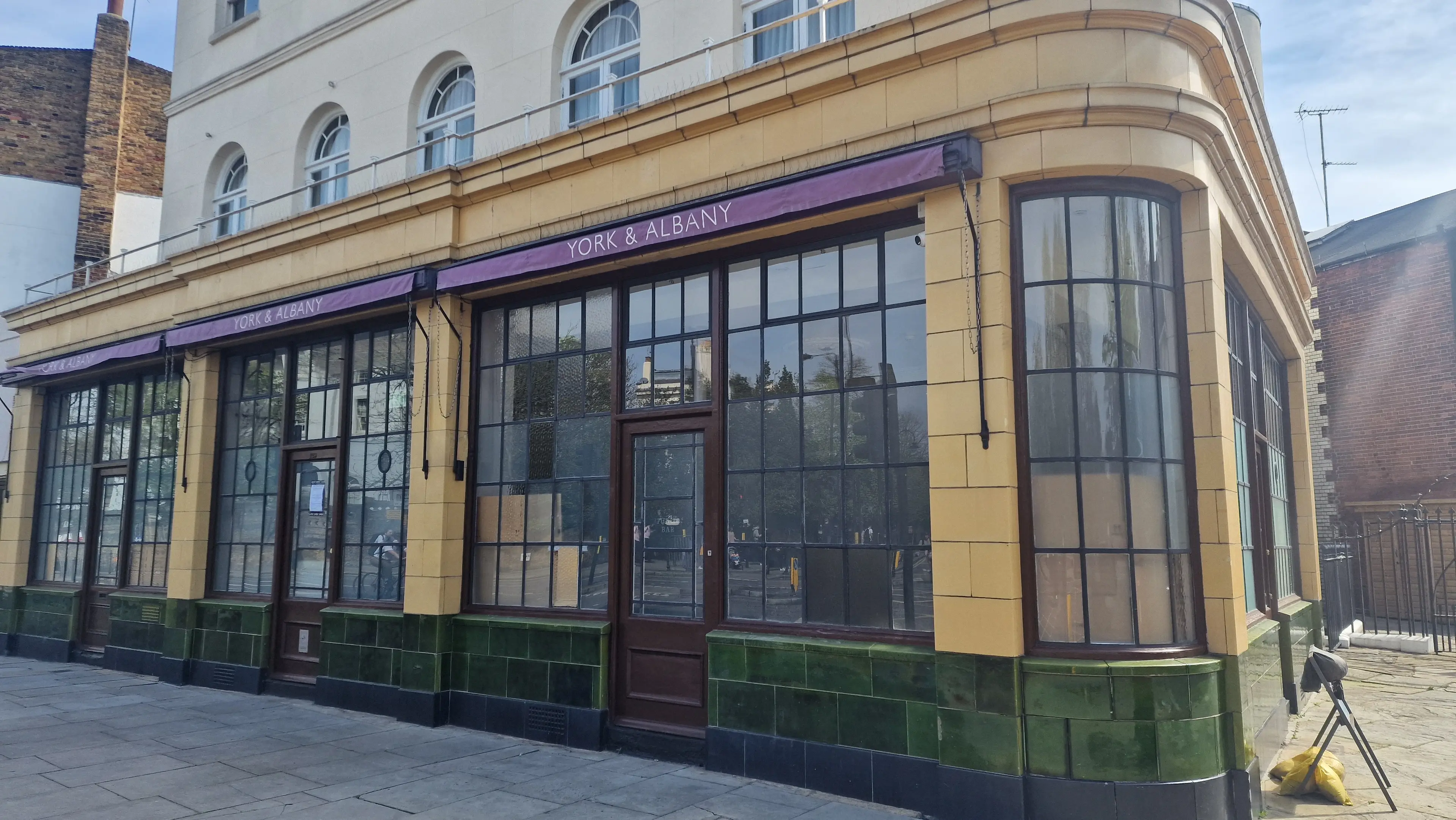 Gordon Ramsay's £13million pub has been taken over by at least six squatters who have put up a 'legal warning'. (PA)