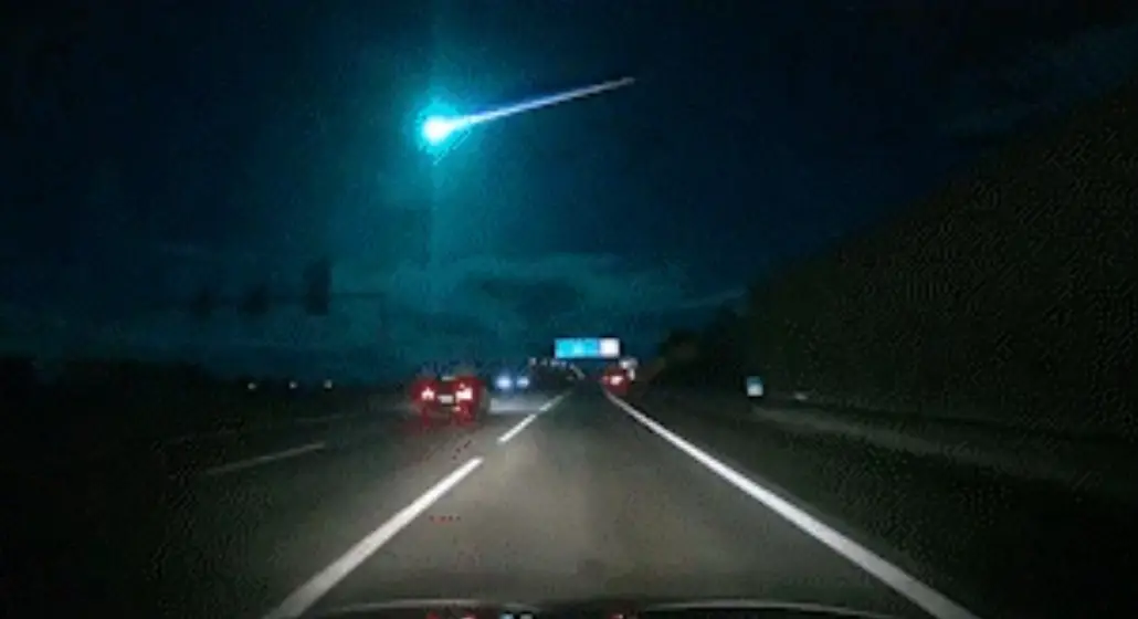 The meteors appeared over Portugal and Spain on 18 May. (X)