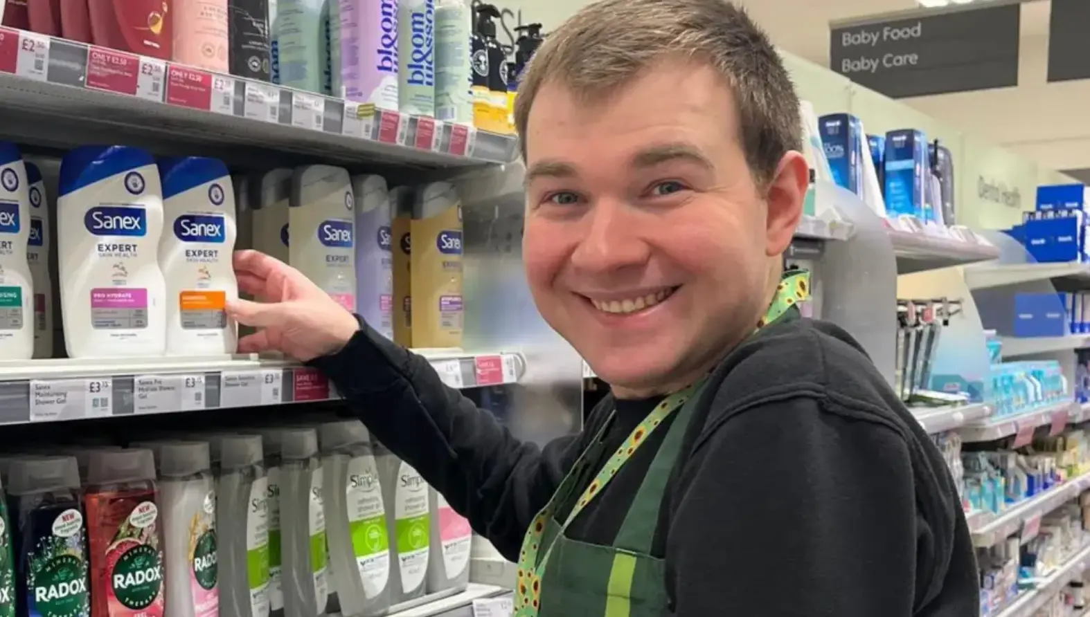 Tom Boyd completed more than 600 hours of work experience at Waitrose (Family Handout)