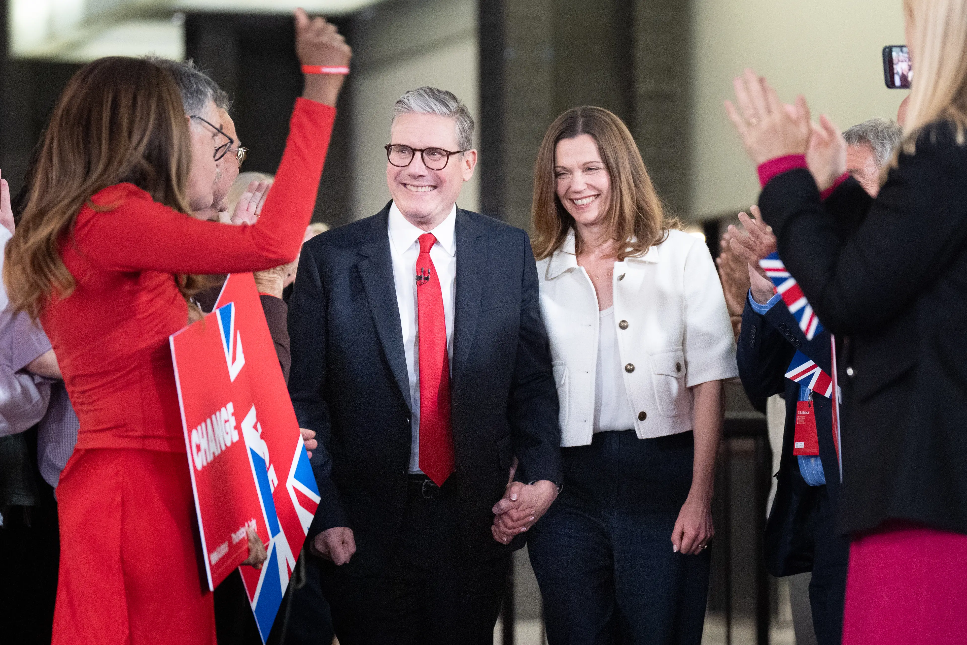 Labour has had a landslide victory (PA)