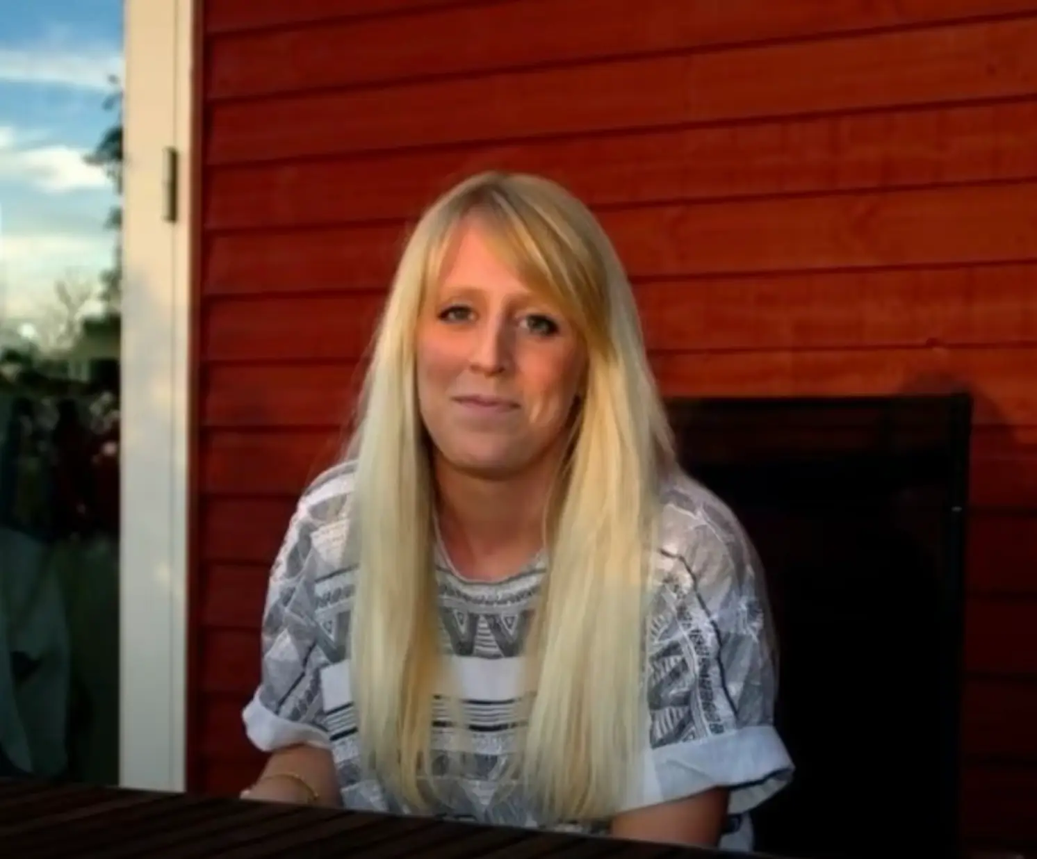 The model looks unrecognisable in snaps from her younger years (ITV)