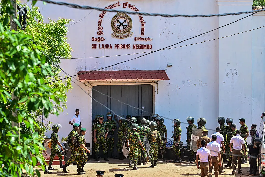 The Negombo prison (Ishara S. KODIKARA / AFP via Getty Images)