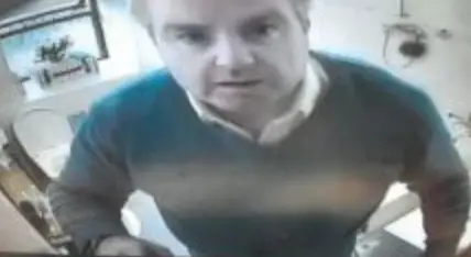 Footage showing Holden adjusting recording footage in his home (West Yorkshire Police) 
