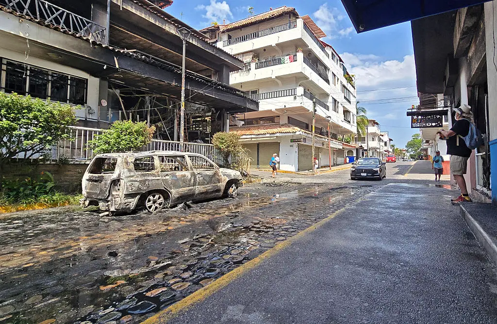 Puerto Vallarta had previously been hit by cartel violence in February (Arturo MONTERO / AFP via Getty Images)