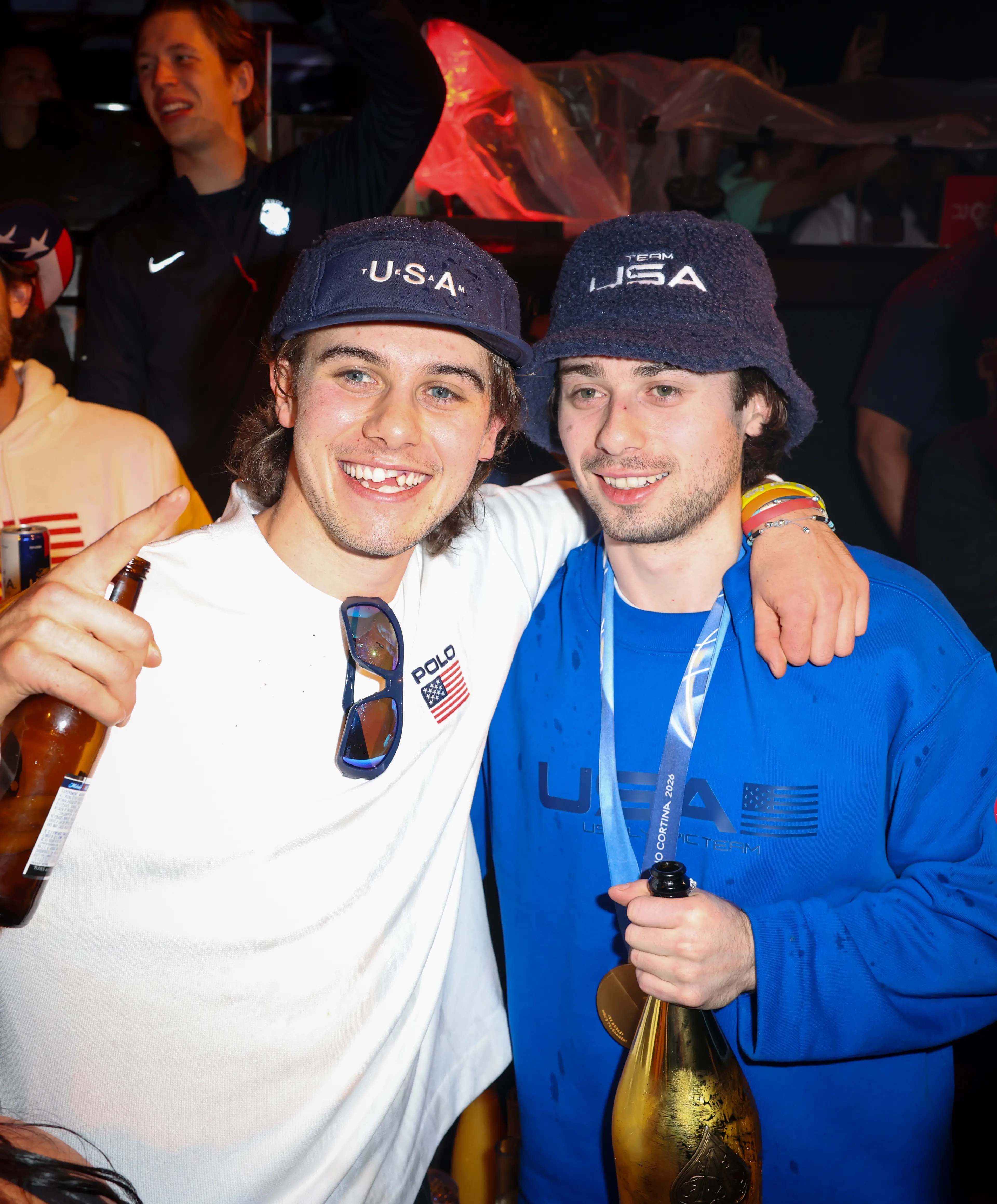 Jack and Quinn Hughes were both a part of the gold medal winning team. (Alexander Tamargo/Getty Images for E11EVEN Miami)