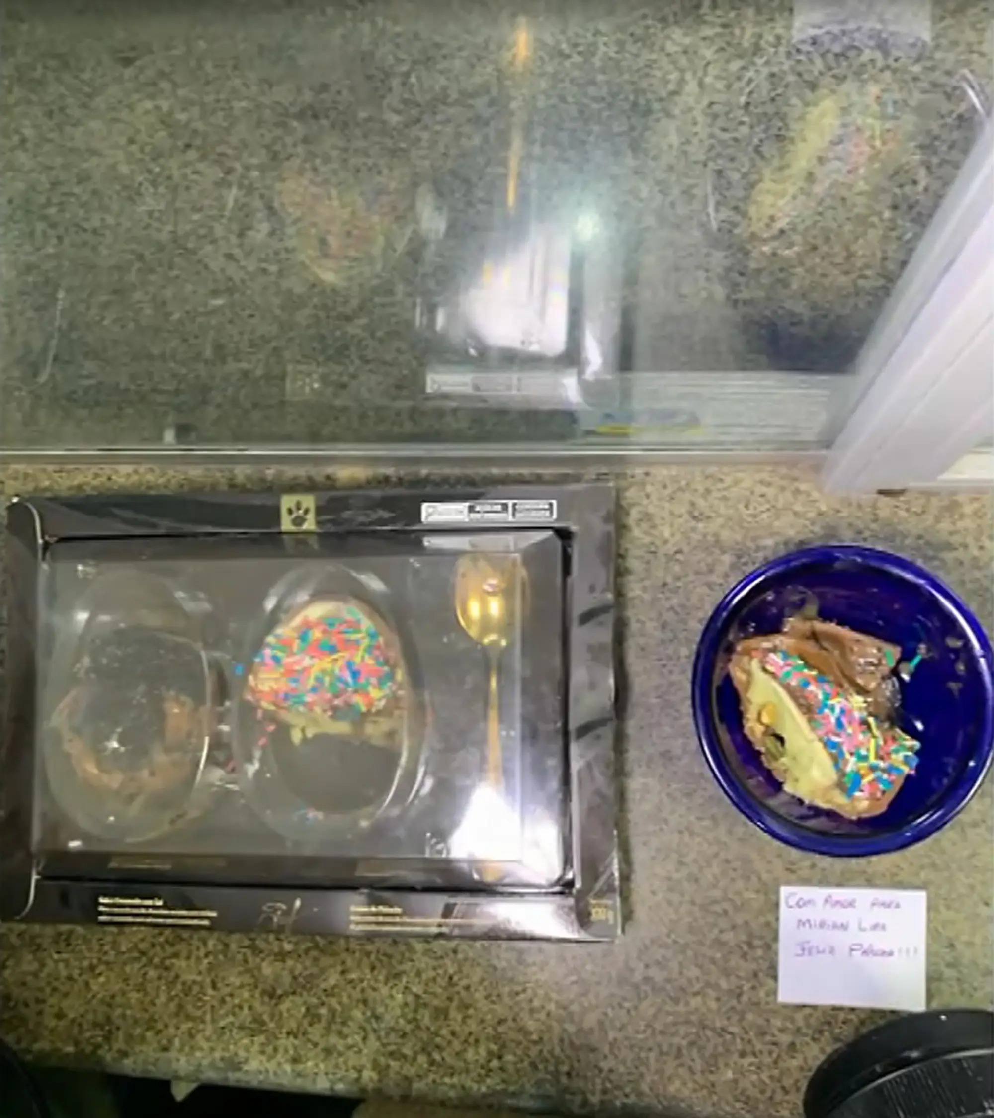 An easter egg was sent and the three people who ate it have all ended up in hospital, both children have now died (Newsflash/NX)