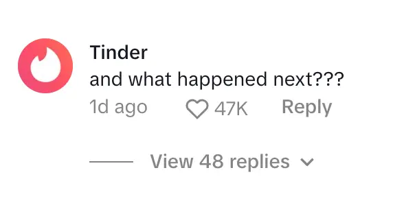 The dating platform even got involved