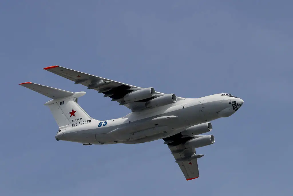 Russian Ilyushin Il-80 cargo plane over Moscow (Sefa Karacan/Anadolu Agency via Getty Images)