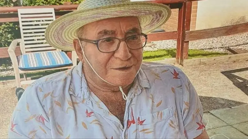 Burgess was taken to hospital and died 22 days later at the age of 93 after contracting Covid (Family handout)