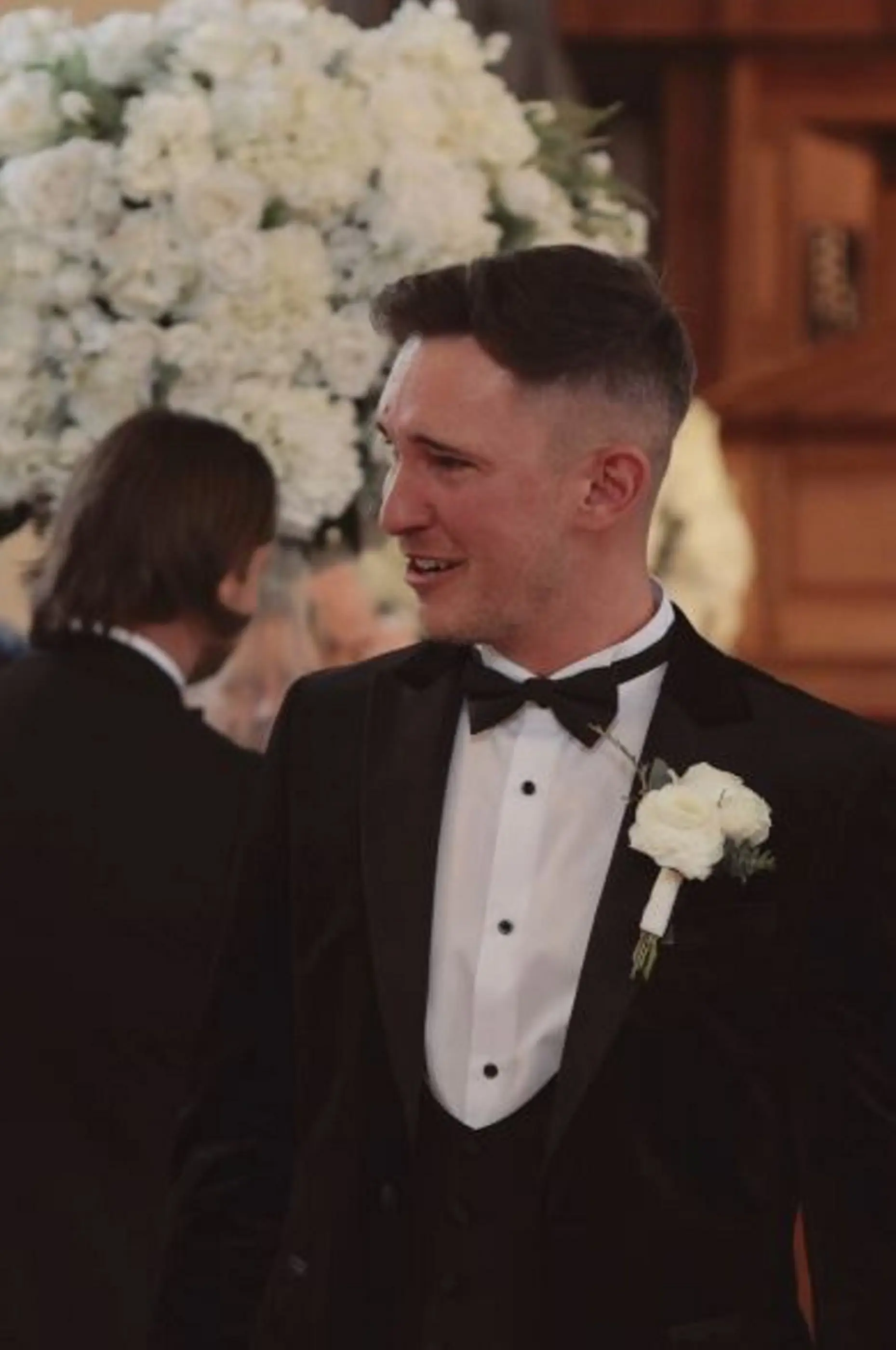 Footage of the adorable moment has gone viral on social media (SWNS)